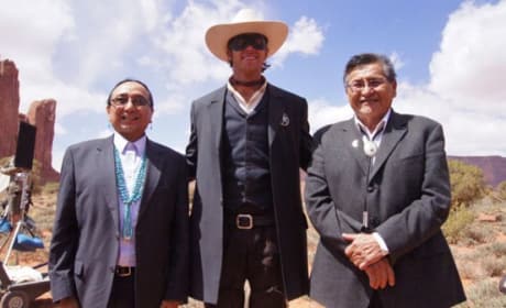 Armie Hammer Meets Navajo Nation