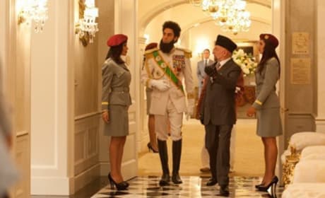 The Dictator Still: Aladeen Walks Down Hall