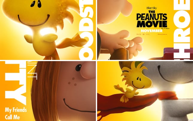 The peanuts movie woodstock poster