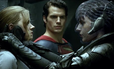 Amy Adams and Henry Cavill Man of Steel