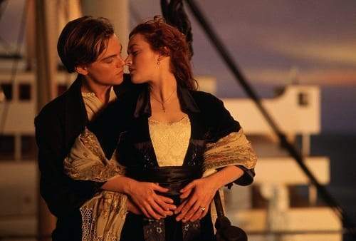 Kate Winslet and Leonardo DiCaprio in Titanic 3D
