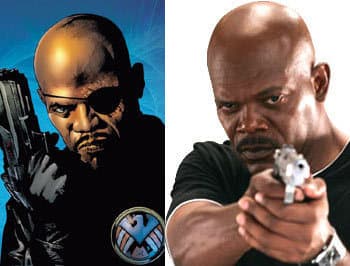 Jackson as Fury