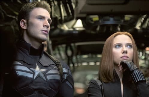 Captain America: Winter Soldier Scarlett Johansson Chris Evans