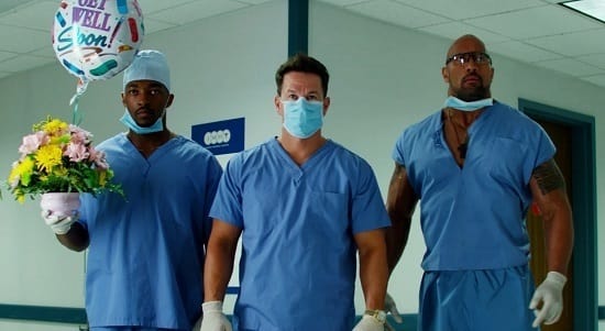 Anthony Mackie, Dwayne Johnson & Mark Wahlberg Pain and Gain