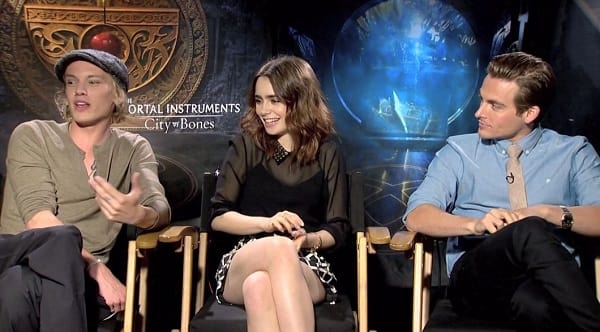 The Mortal Instruments: City of Bones Lily Collins Jamie Campbell Bower