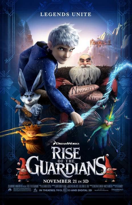 Rise of the Guardians Characters Poster