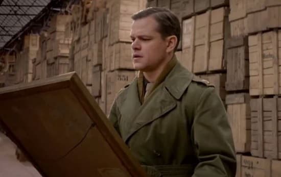 The Monuments Men Matt Damon