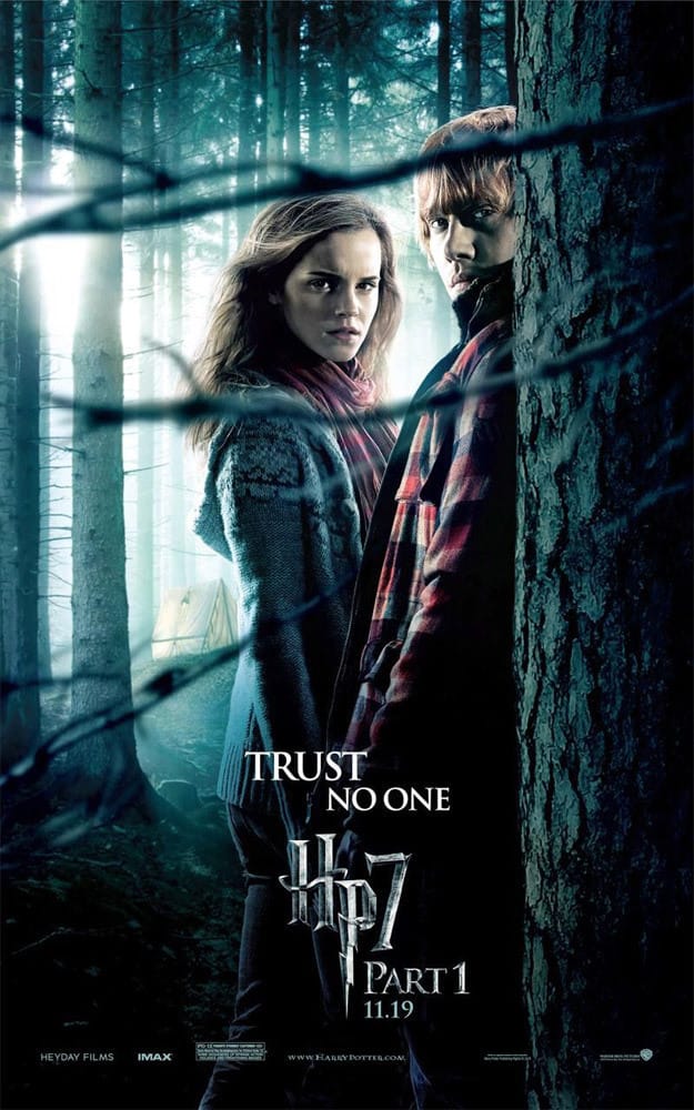 HP7 Hermoine and Ron Poster