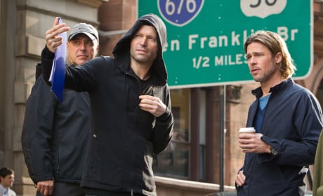 World War Z Set Brad Pitt Marc Forster