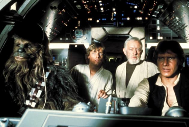 Star Wars Mark Hamill Carrie Fisher Harrison Ford Alec Guiness