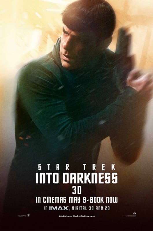 Star Trek Into Darkness Zachary Quinto Poster
