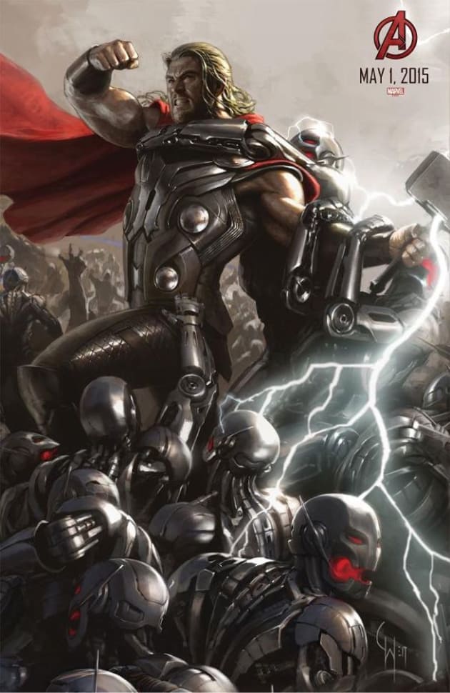 Avengers Age of Ultron Thor Concept Art Poster