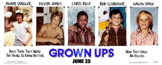 Grown Ups Old Photo Banner poster