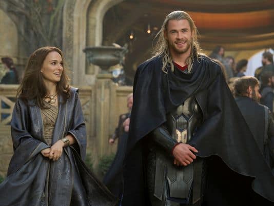 Thor The Dark World Chris Hemsworth Natalie Portman