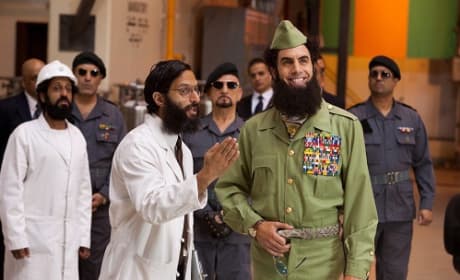 Sacha Baron Cohen Arrives in The Dictator