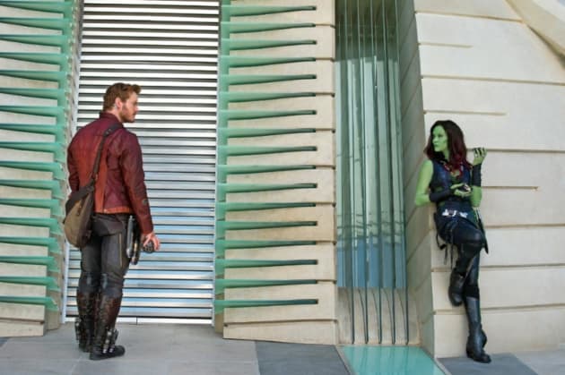 Zoe Saldana Chris Pratt Guardians of the Galaxy