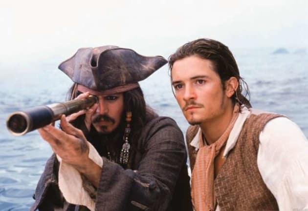 Pirates of the Caribbean Johnny Depp Orlando Bloom