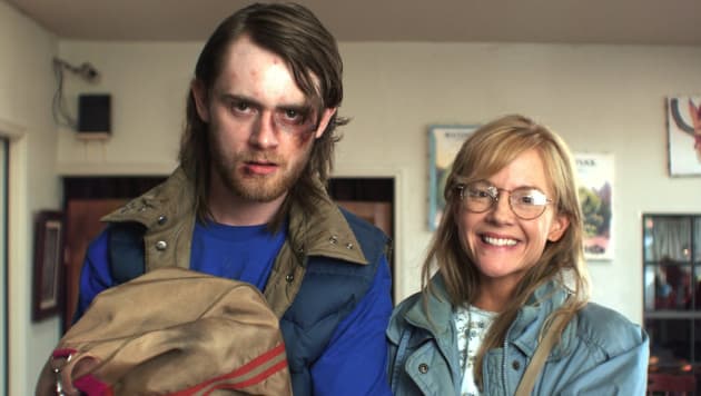 Rachael Harris and Matt O'Leary in Natural Selection