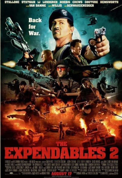 The Expendables 2 Comic Con Poster 80 S Action Throwback Movie Fanatic