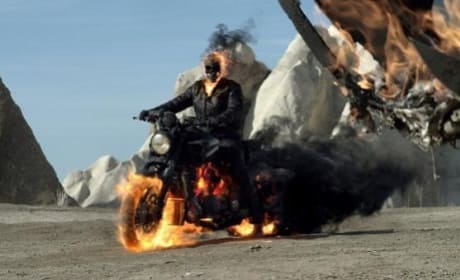 Nicolas Cage in Ghost Rider: Spirit of Vengeance