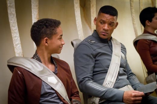 Will and Jaden Smith After Earth