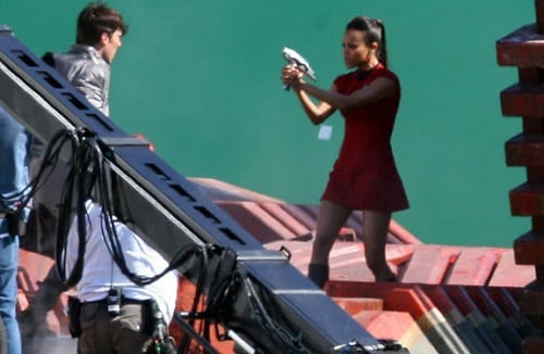 Zoe Saldana in Star Trek 2