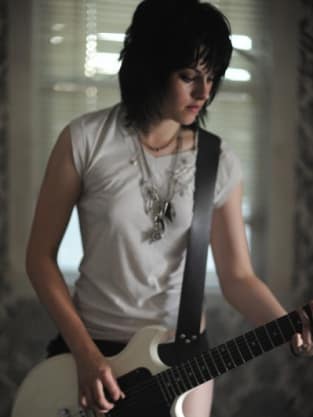 Joan Jett jamming Out
