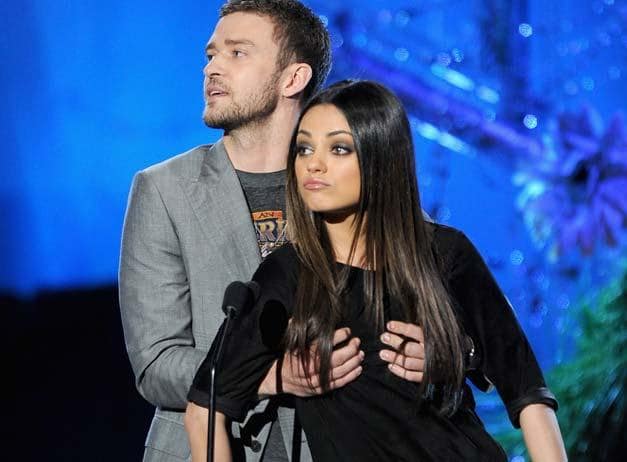 MTV Movie Awards Mila Kunis Justin Timberlake