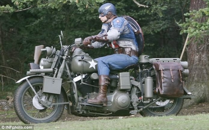 motorcycle captain america
