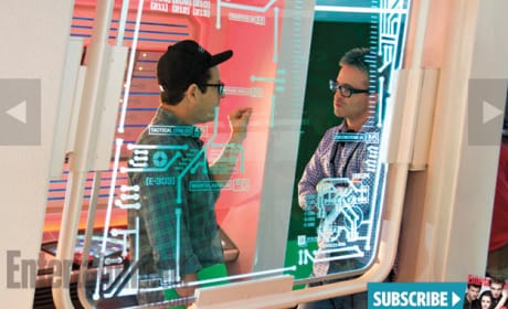 J.J. Abrams Alex Kurtzman Star Trek Into Darkness Set Pic