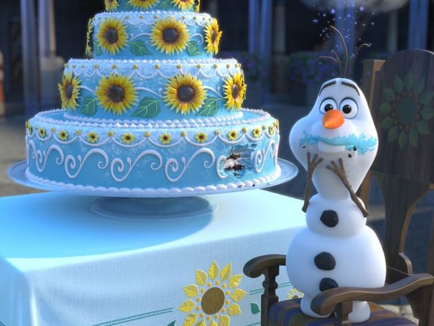 Olaf Takes the Cake