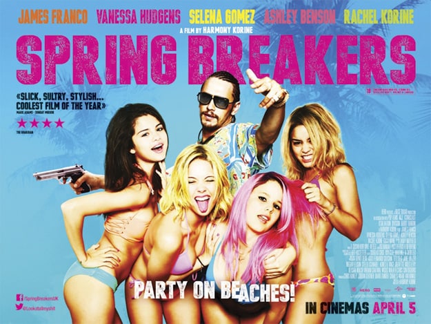 Spring Breakers UK Poster Blue
