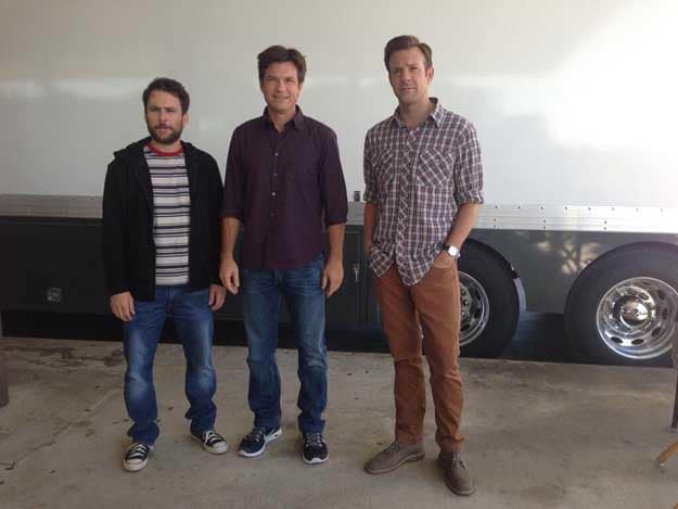 Jason Bateman Jason Sudeikis Charlie Day Horrible Bosses 2 Set