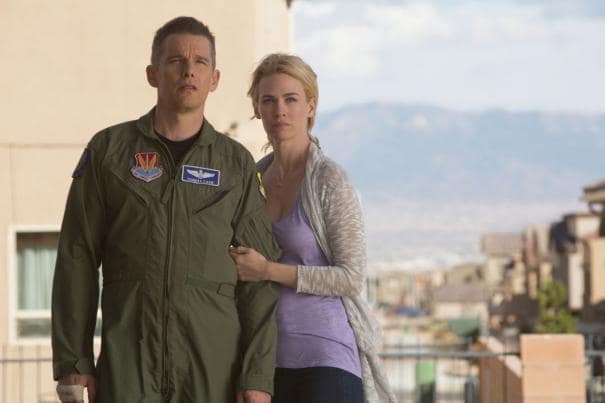 Ethan Hawke and January Jones
