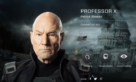 X-Men Days of Future Past Professor X Bio Banner