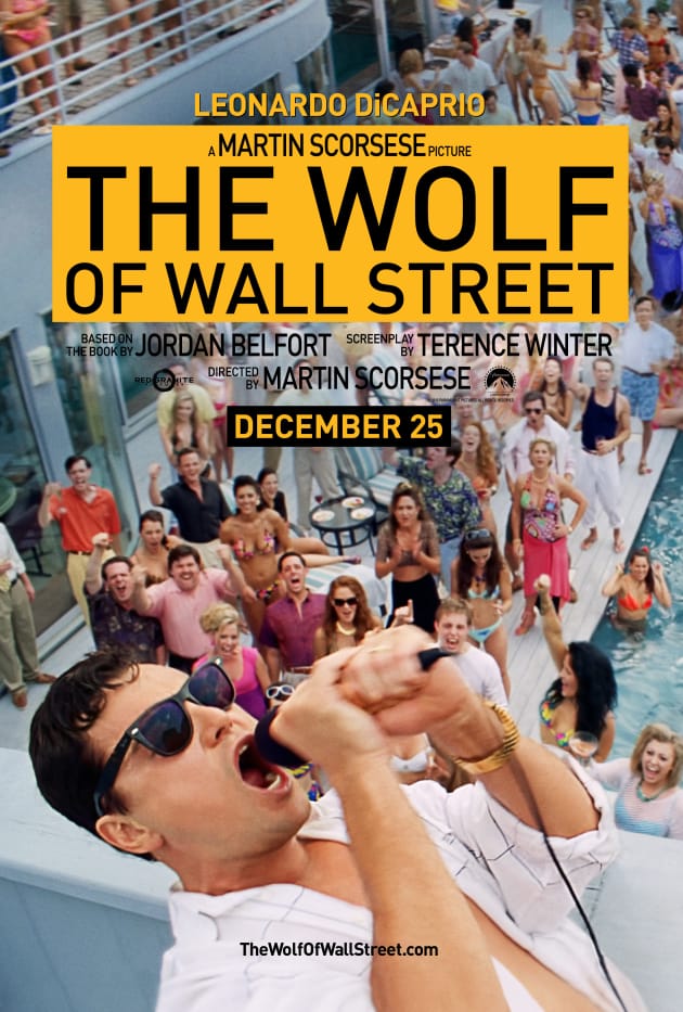 The Wolf of Wall Street Leonardo DiCaprio Character Poster